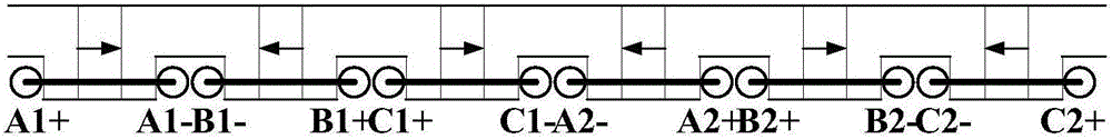 Magnetic flux switching brushless motor adopting single-layer stacked winding