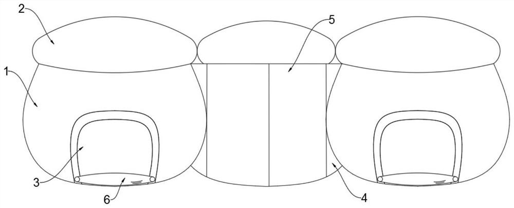 A height-adjustable safety seat