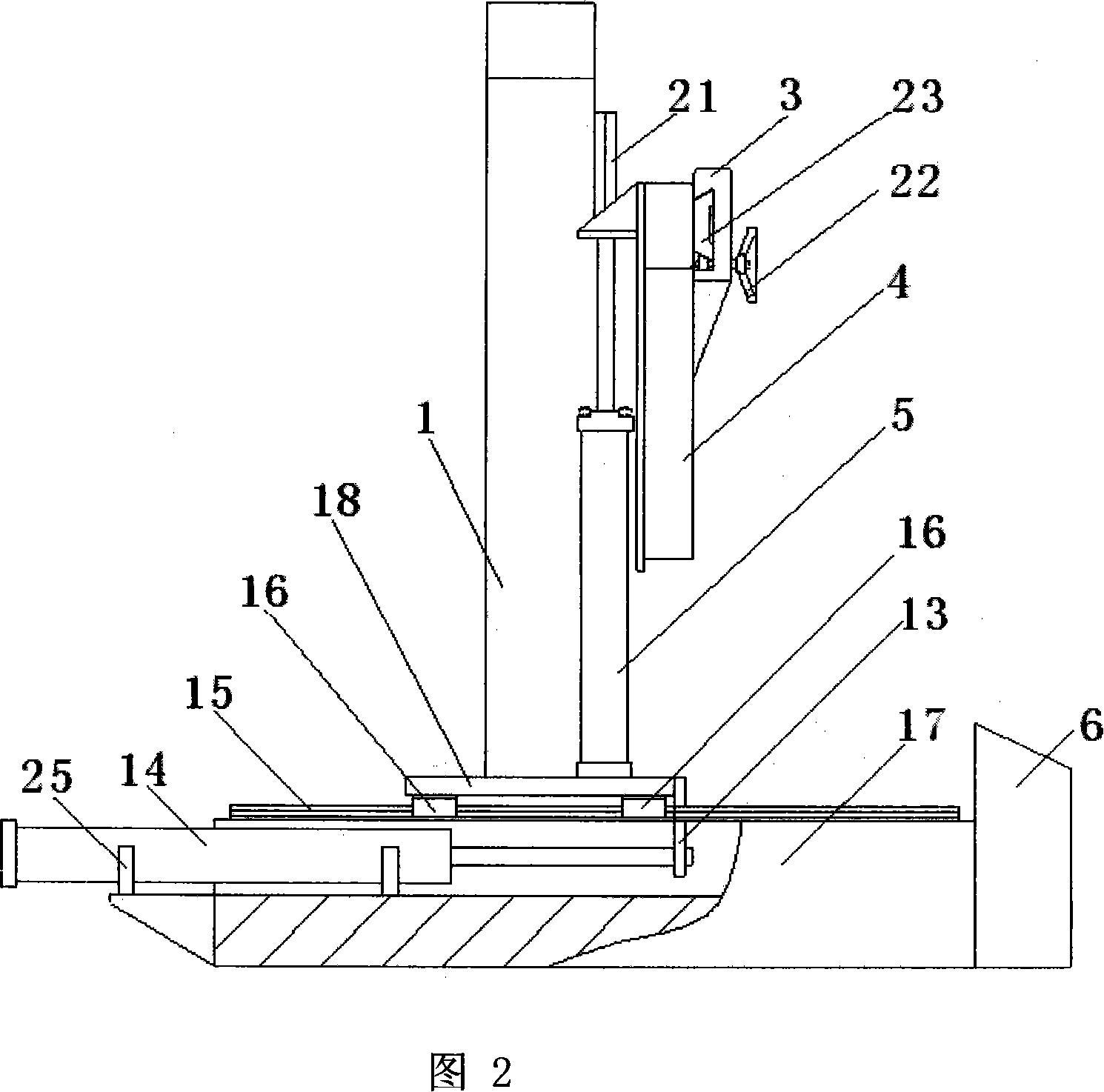 Numerically controlling vertical-horizontal saw cutting metal belt band saw