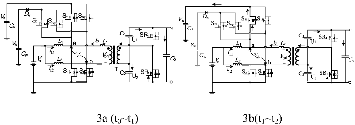 Three-input-isolation DC/DC converter