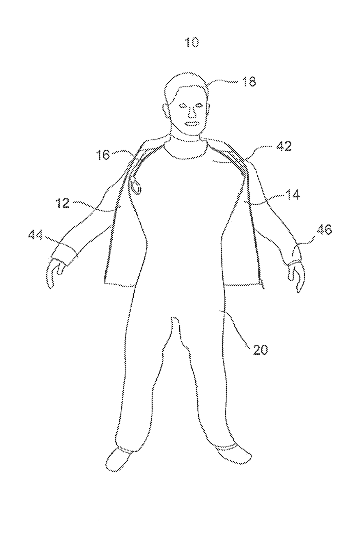 Diving dry suit having zippered front compression flaps