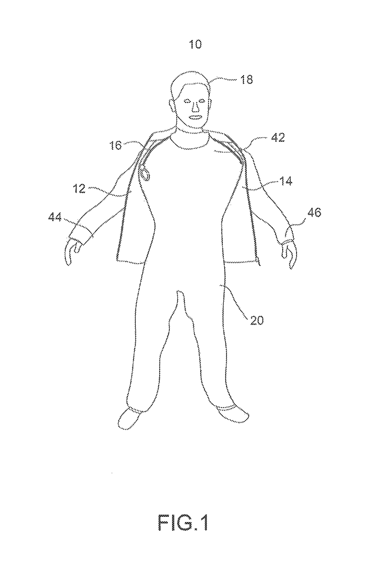 Diving dry suit having zippered front compression flaps