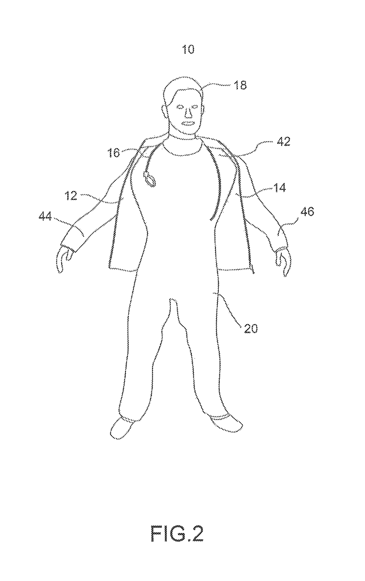 Diving dry suit having zippered front compression flaps