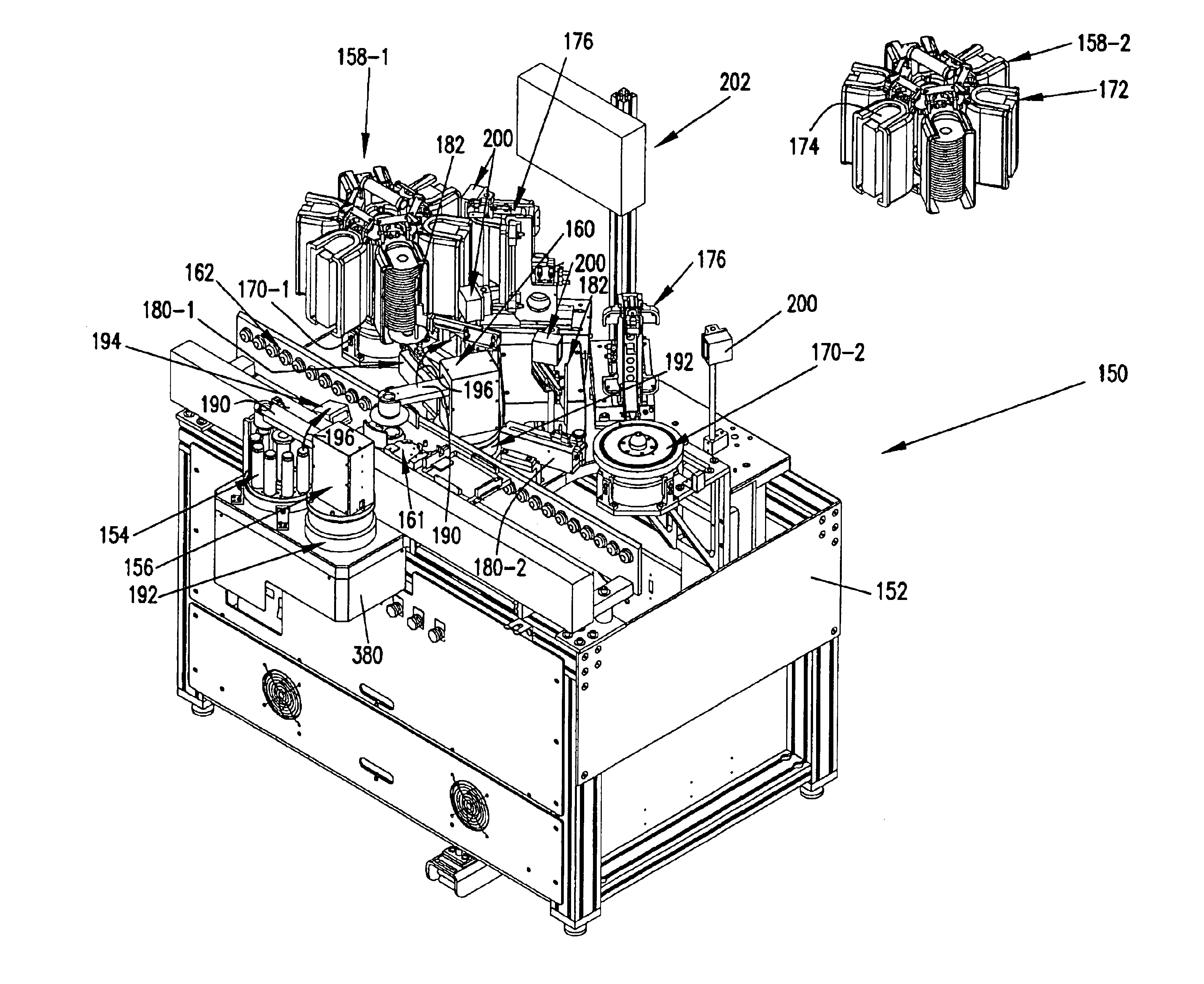 Assembly device for assembling components