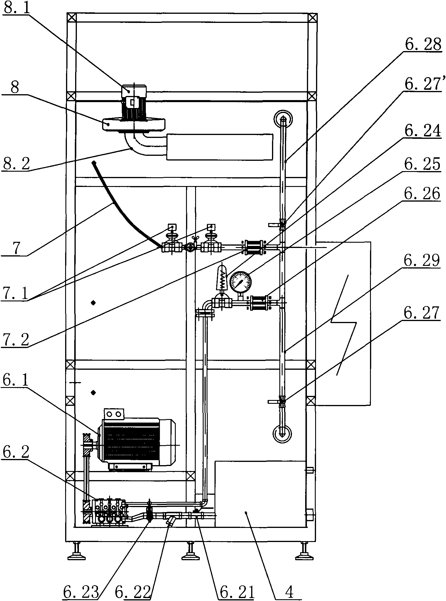 Method for cleaning environmental-friendly collecting box