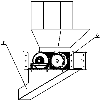 Roller walnut shell breaking machine based on laser pretreatment