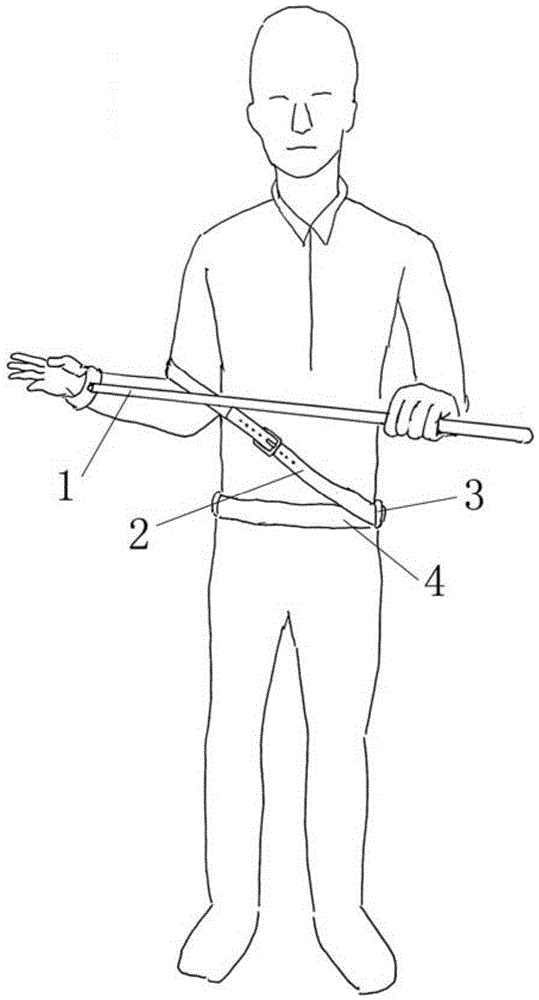 Scapulohumeral periarthritis postoperative functional exercise device