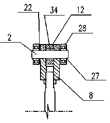 Pneumatic vehicle body punching device