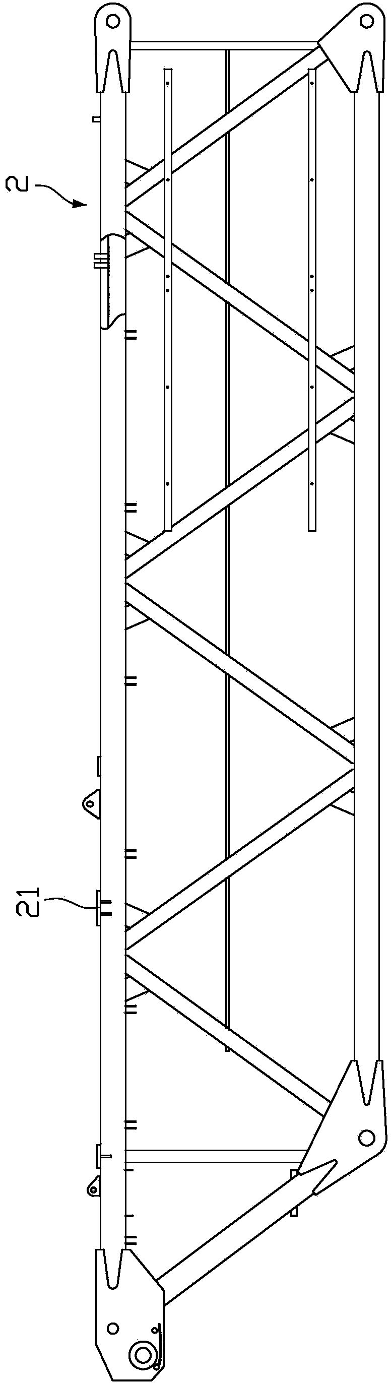 Assembly welding tool of installation bases and connecting method of lifting mechanism and balance arm