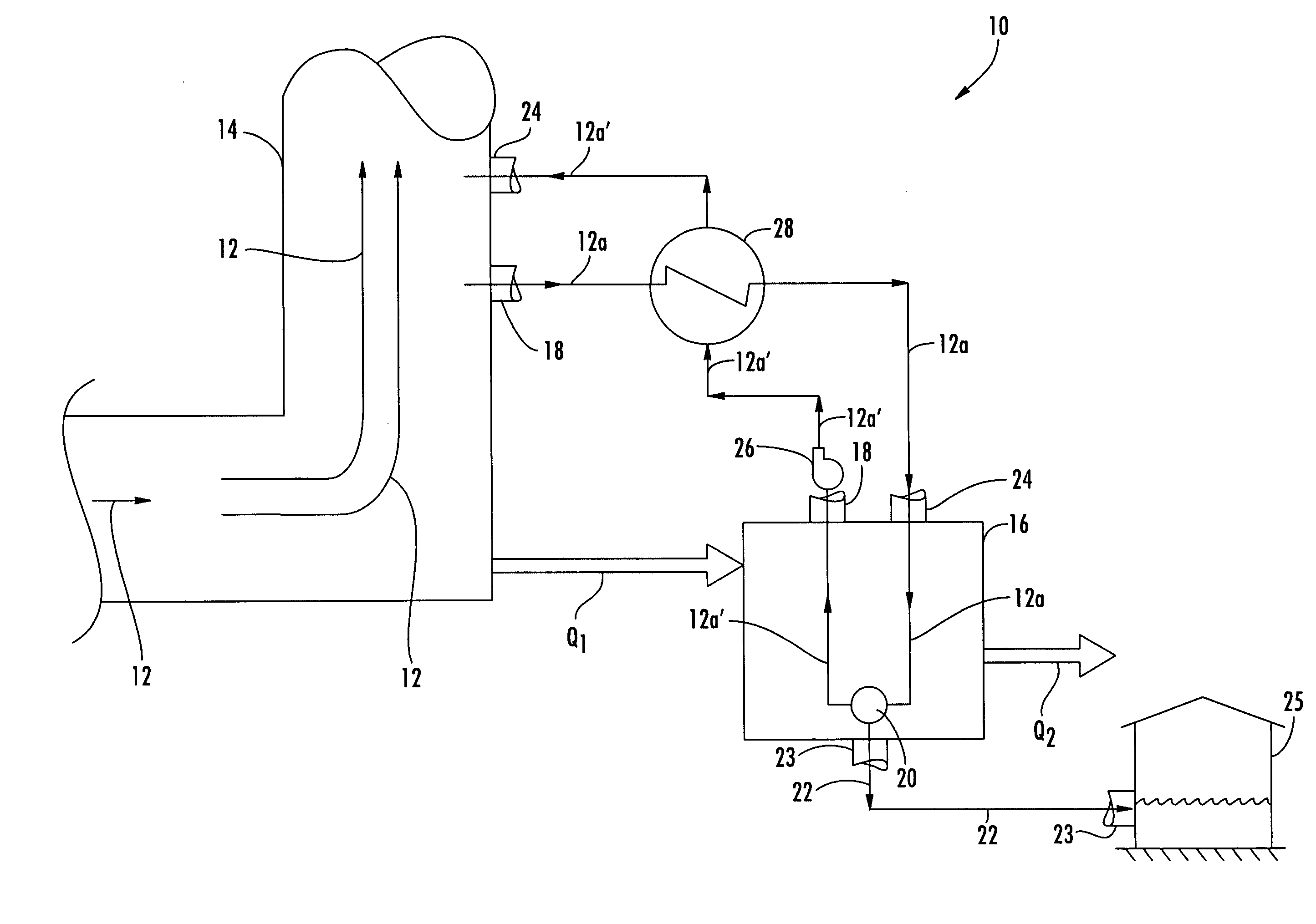 Turbine exhaust water recovery system