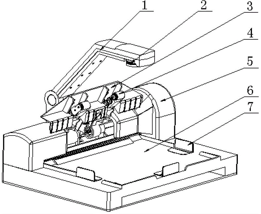 Automatic paper feeding type high-speed image shooting instrument