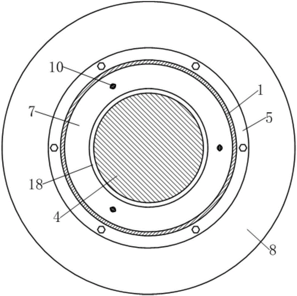 Three-dimensional base isolation support with preset vertical initial rigidity