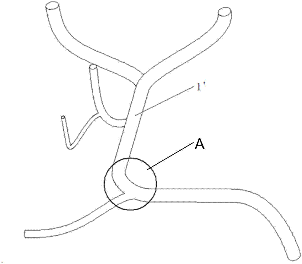 Wire harness fixing support