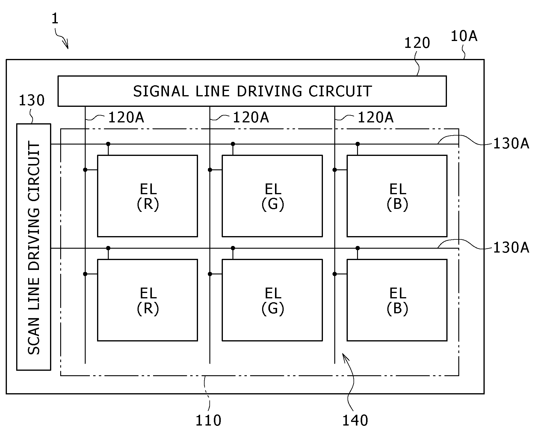 Display device and method for production thereof