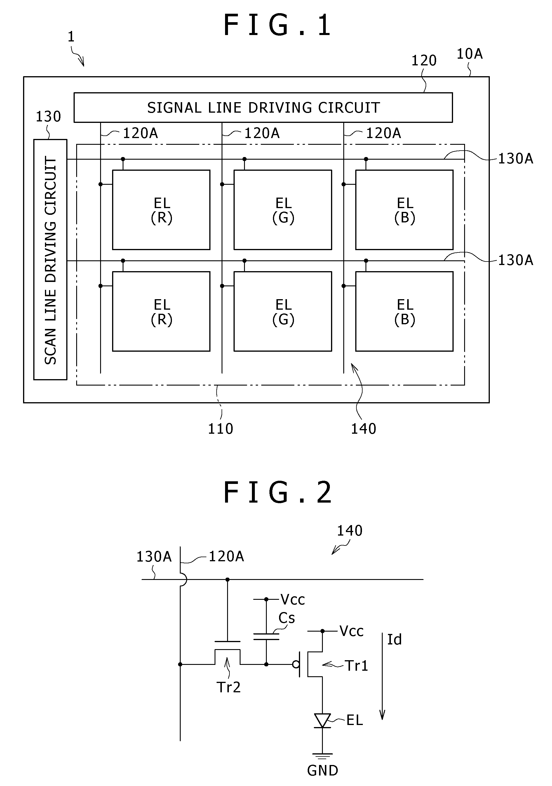 Display device and method for production thereof