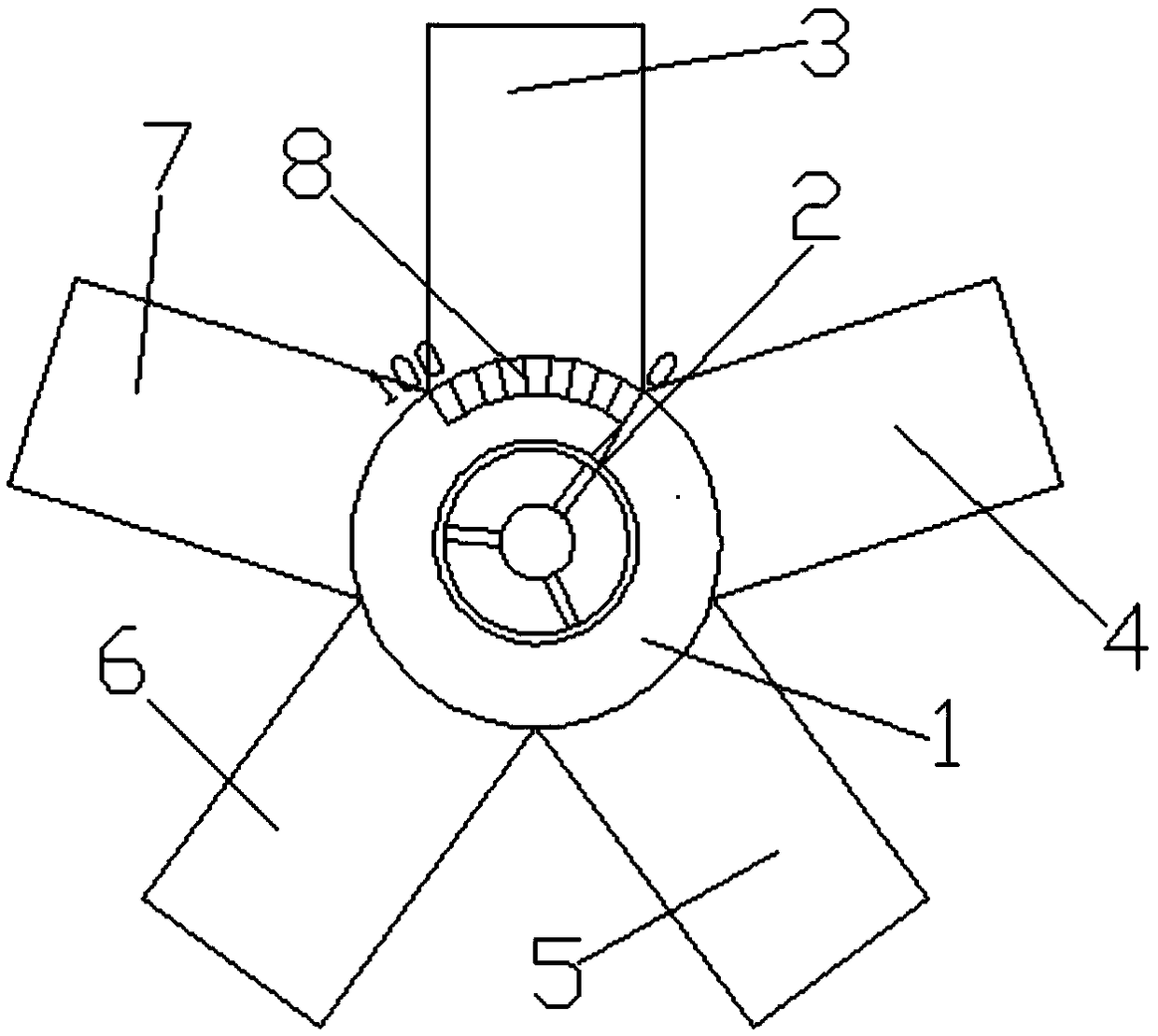 Multi-path flow and temperature control valve with bypass port