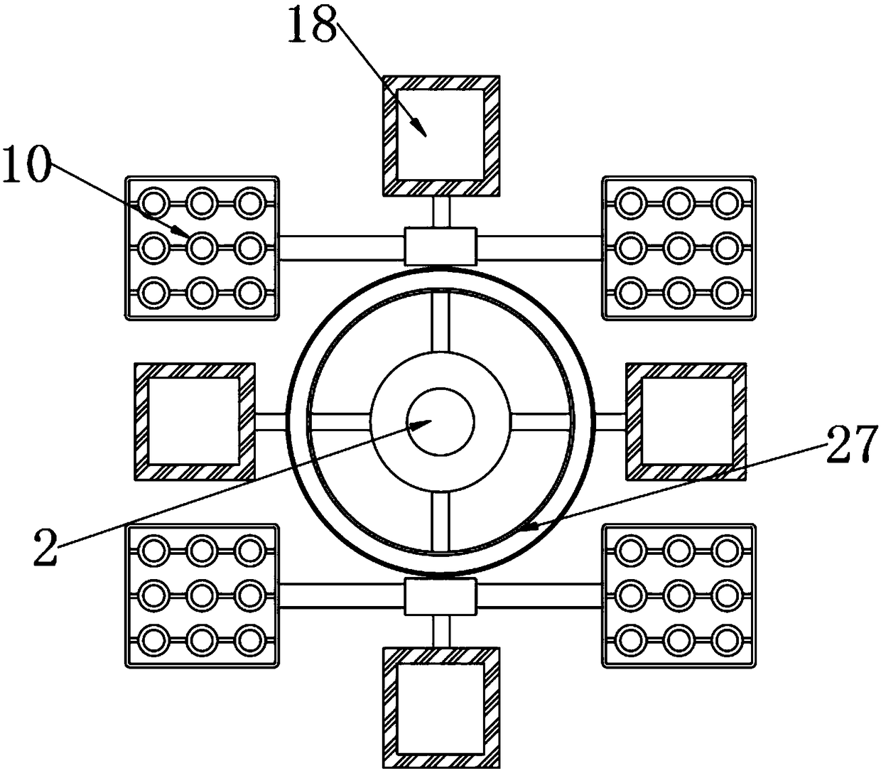 Water resource purification ecological floating bed