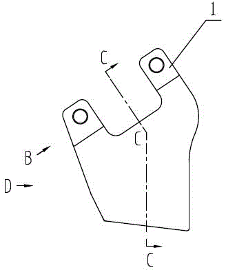 Upper thrusting rod support for drive axle