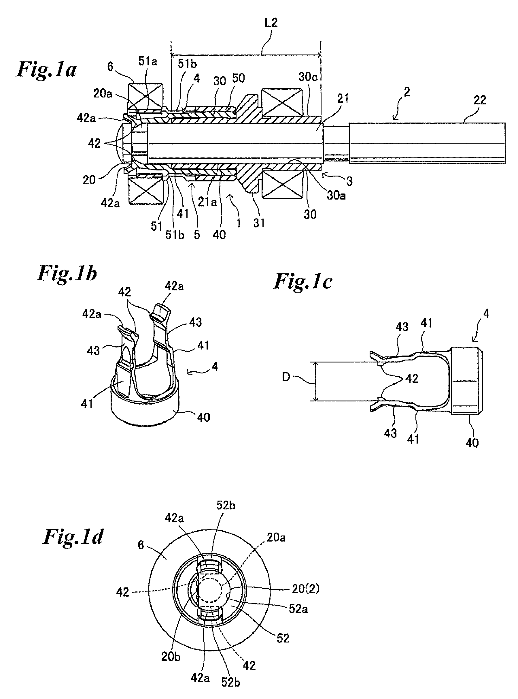 Chuck mechanism for dental handpiece and dental handpiece using the mechanism