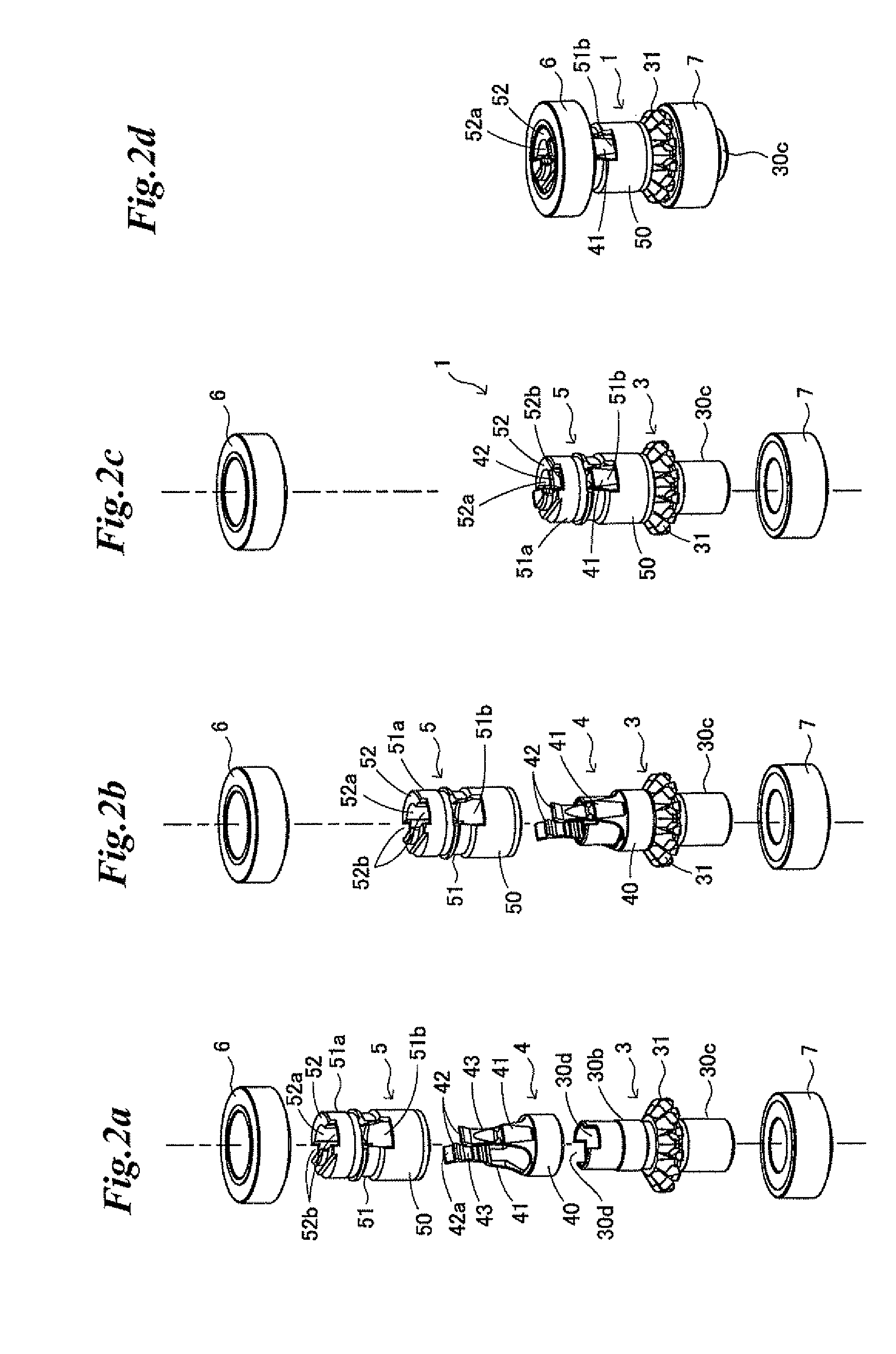 Chuck mechanism for dental handpiece and dental handpiece using the mechanism