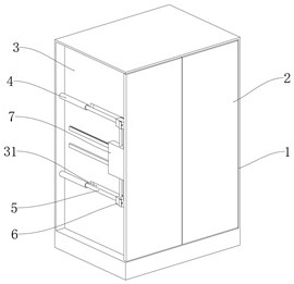 A computer system integrated control cabinet