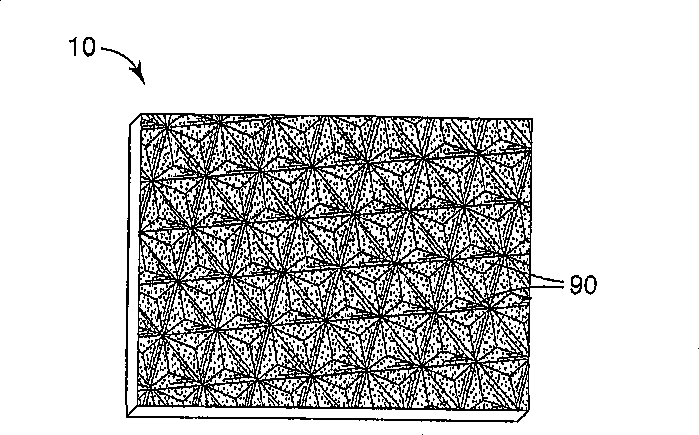 Structured thermal transfer article