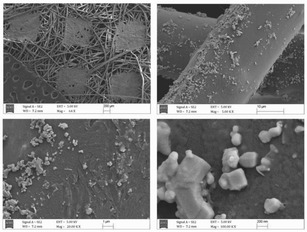 Mask capable of resisting bacteria and killing viruses based on dim light catalysis and derivative coating material