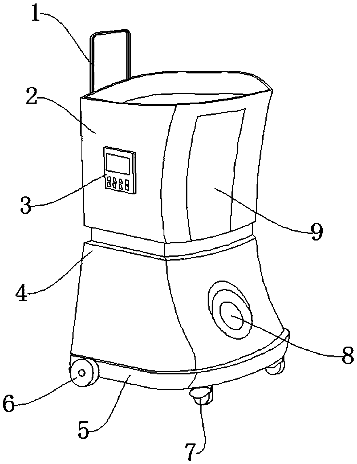 Tennis ball serving device and usage method thereof