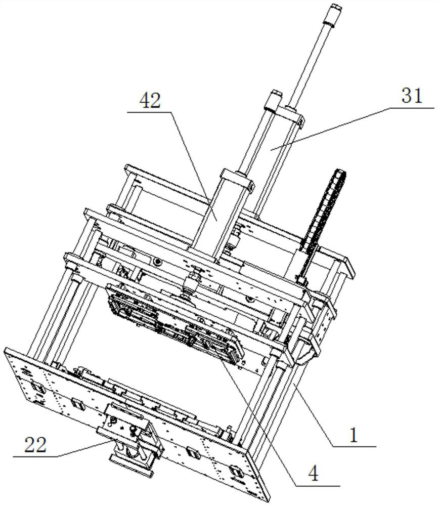 Equipment and processing method for laminating and pressing processing of computer panel and middle frame