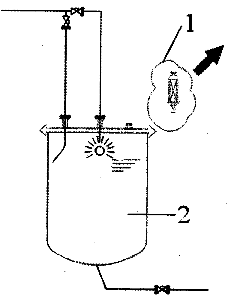 Offline sterilization method for breather on buffer tank