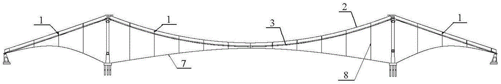 A wide catwalk for erecting double main cables