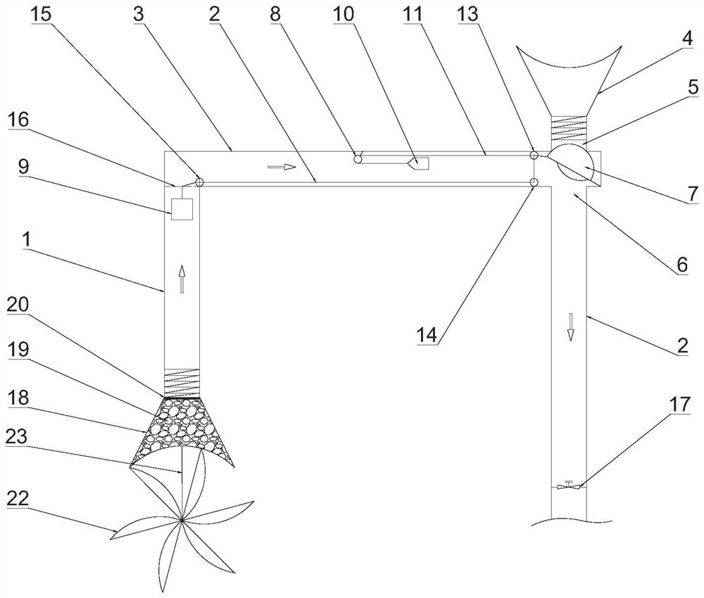 Anti-blocking automatic backwashing water taking system