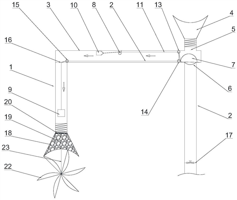 Anti-blocking automatic backwashing water taking system