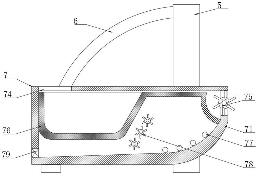 Refining and filtering device for crude linseed oil