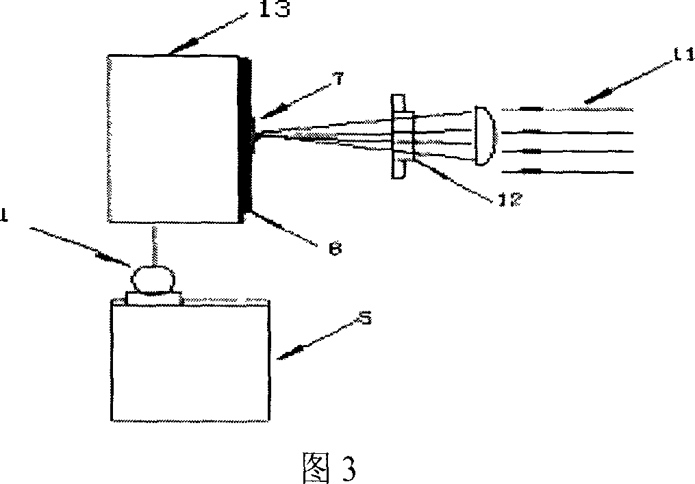 Laser impact repairing device and method for damaged metal blade