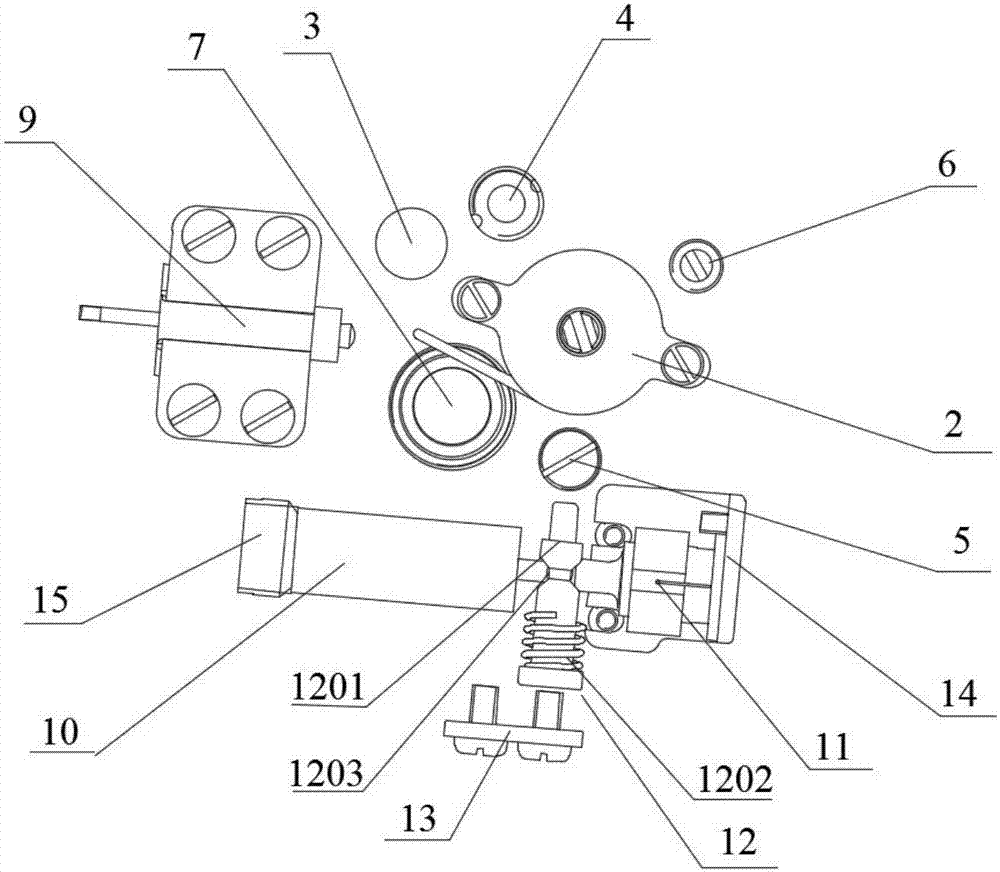 Inertial memory alloy composite rotor-type isolation mechanism