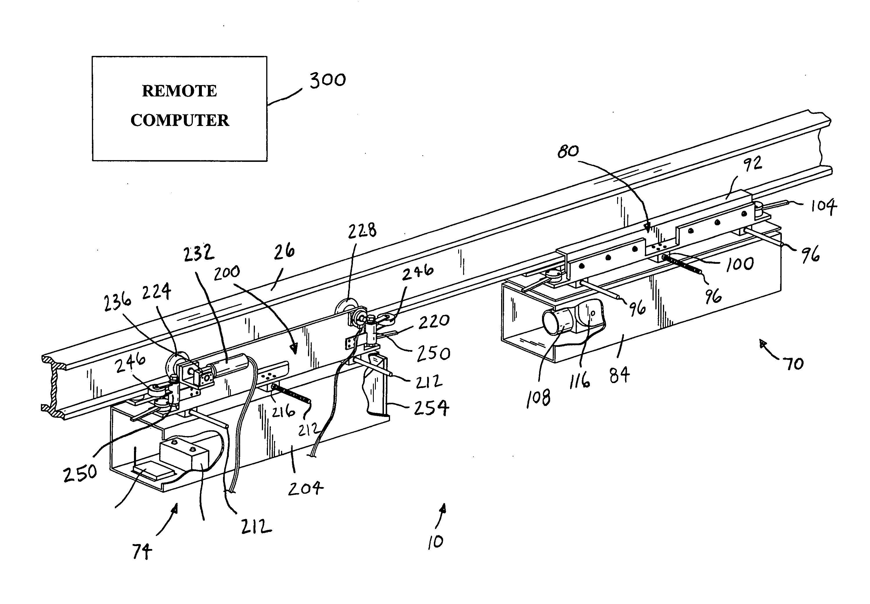 Laser survey device