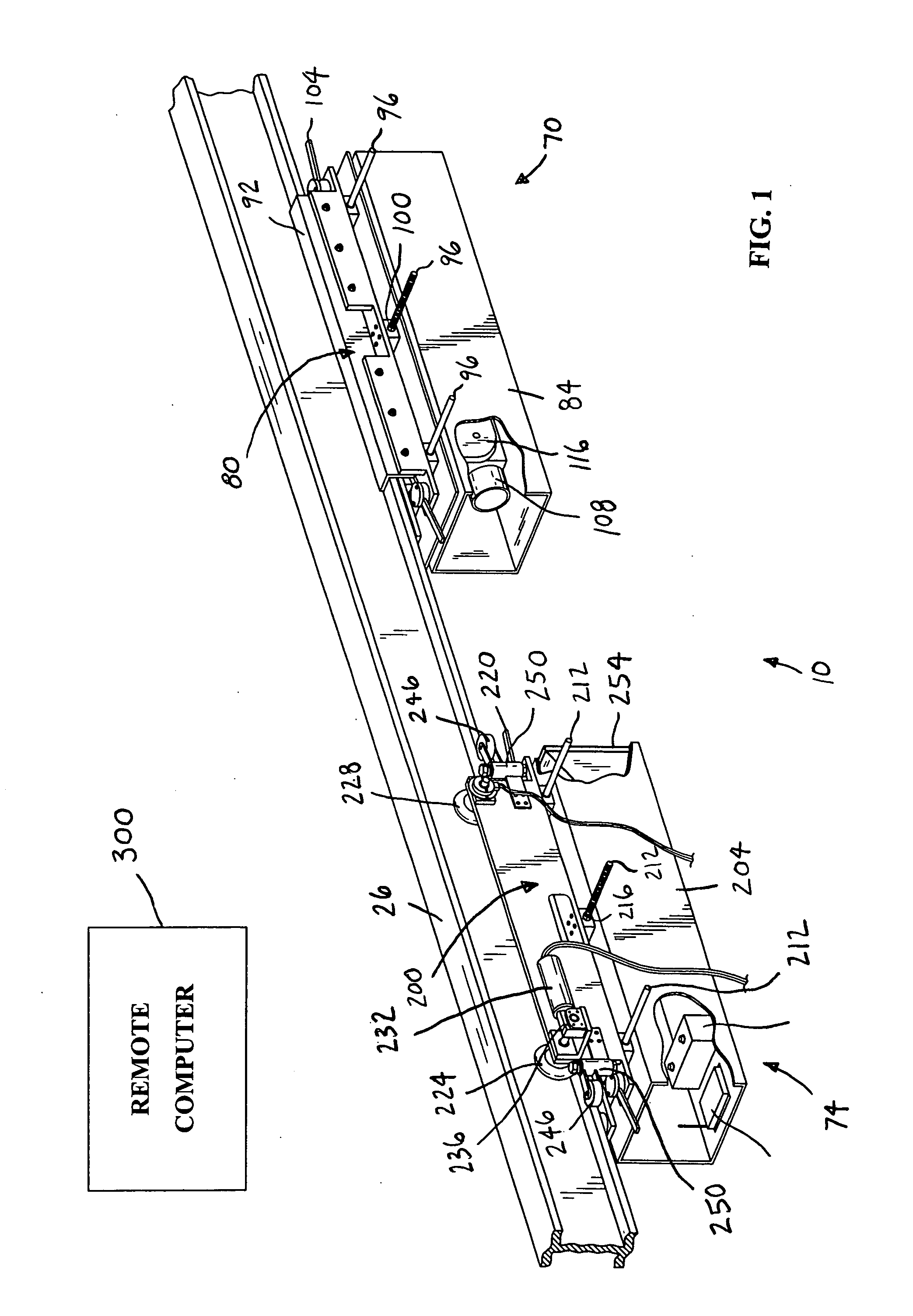 Laser survey device