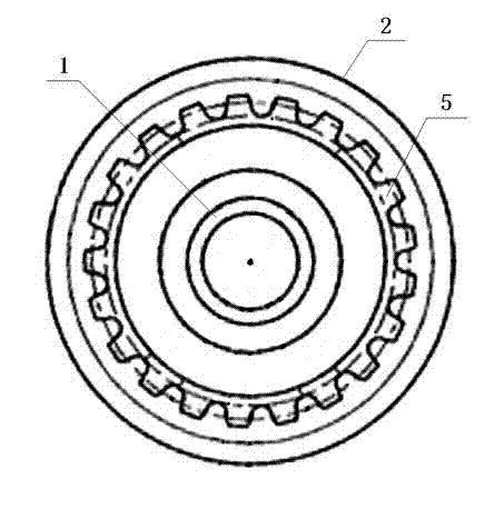 Automatically continuously variable transmission (CVT) V-shaped belt pulley axle finish-forging and plastic- molding process