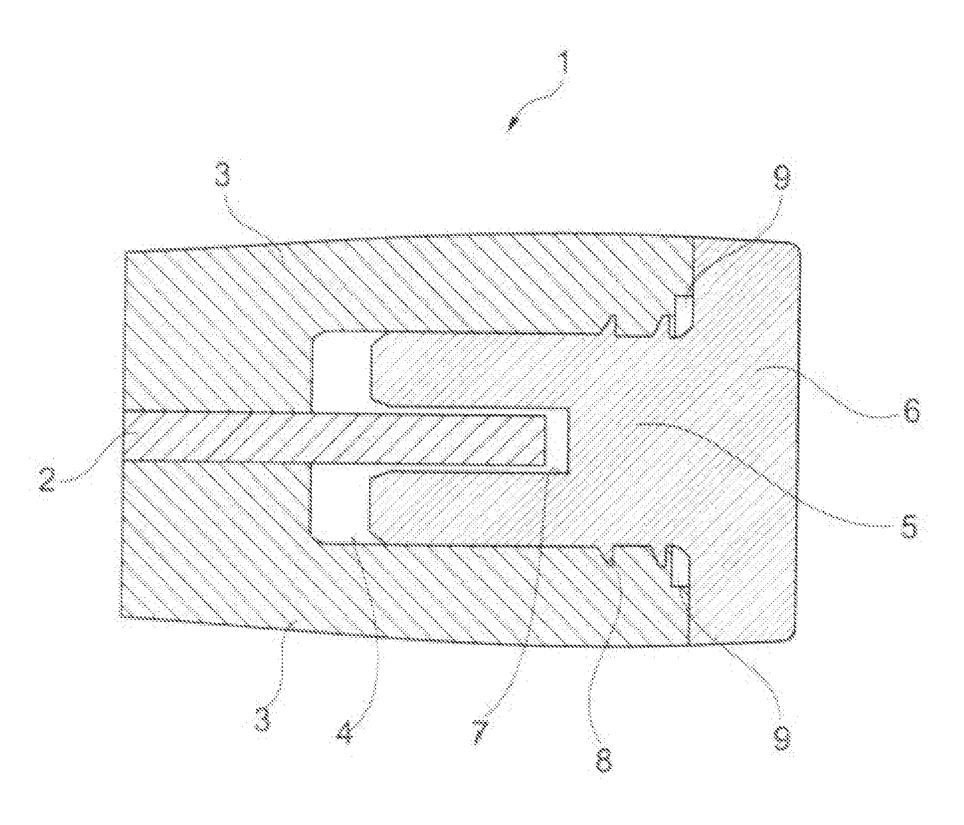 Knife With a Metal End Cap and Method for Fixing the End Cap