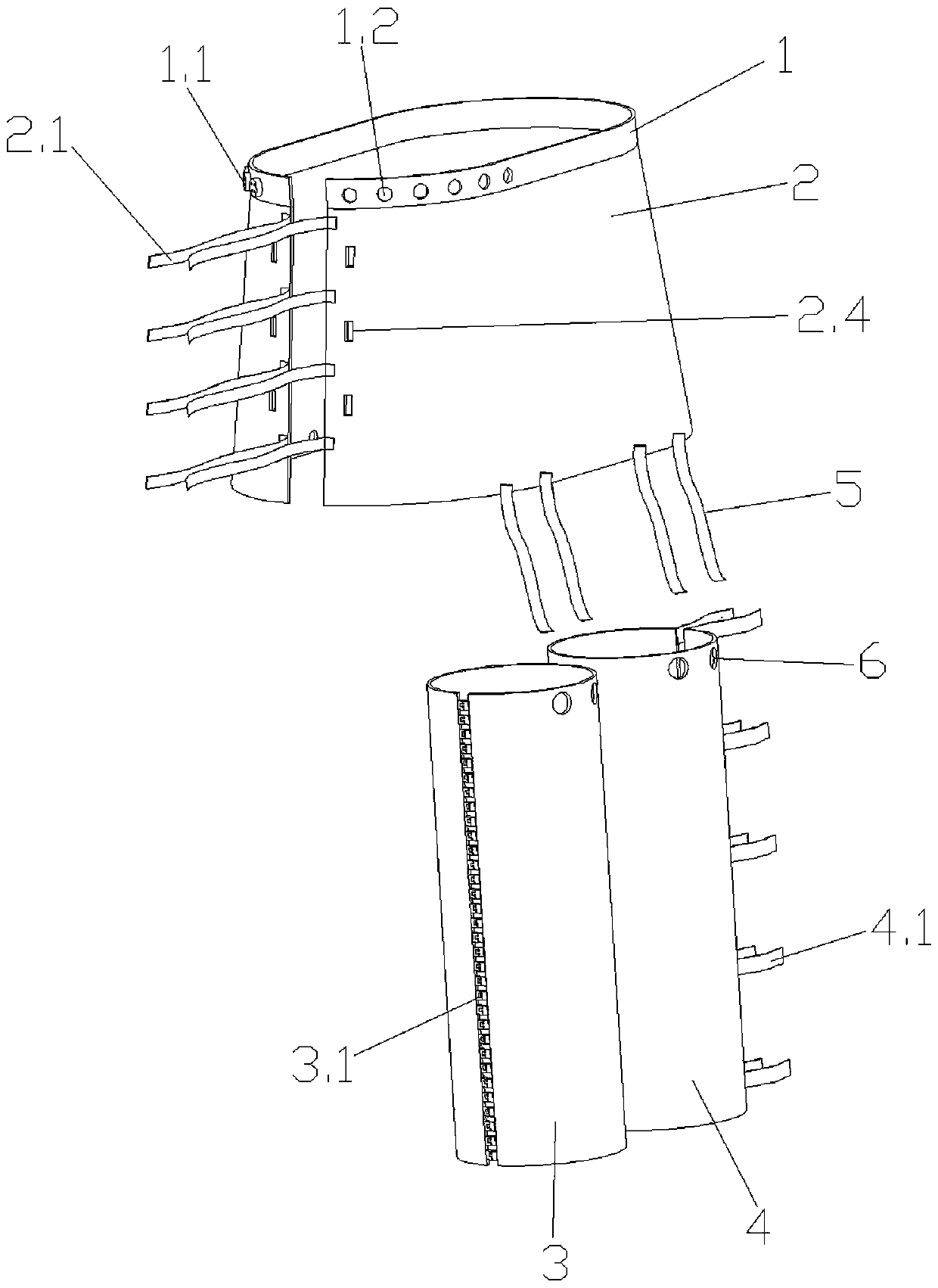 Safe pantskirt for bedridden patient