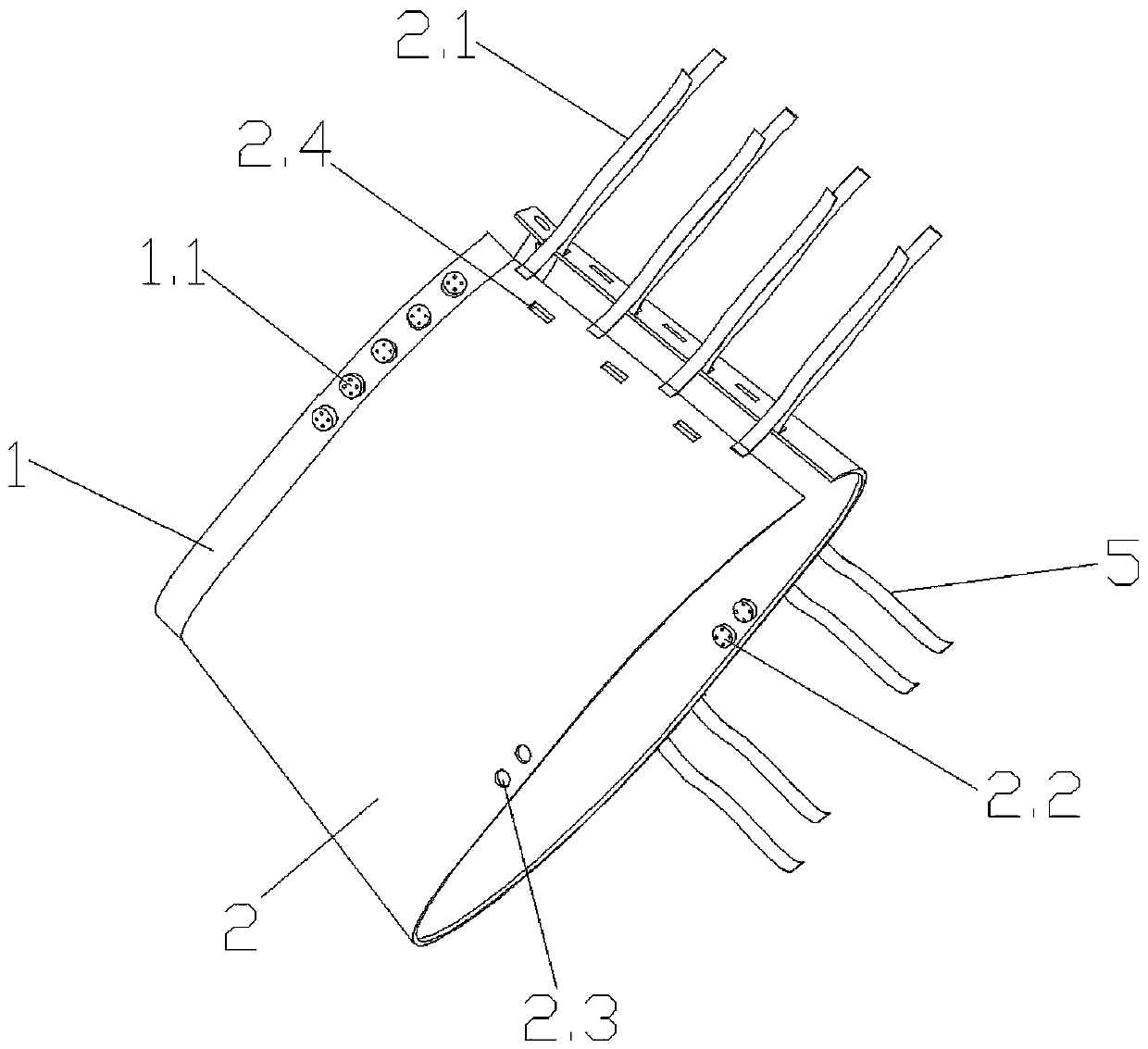 Safe pantskirt for bedridden patient