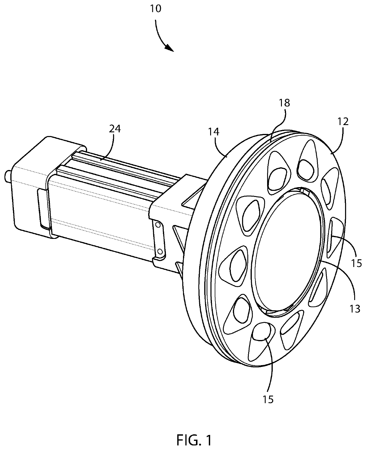 Pipeless water jet assembly