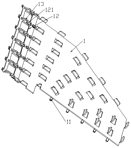 Shielding plate, conductive end protection piece, module structure and electric connector