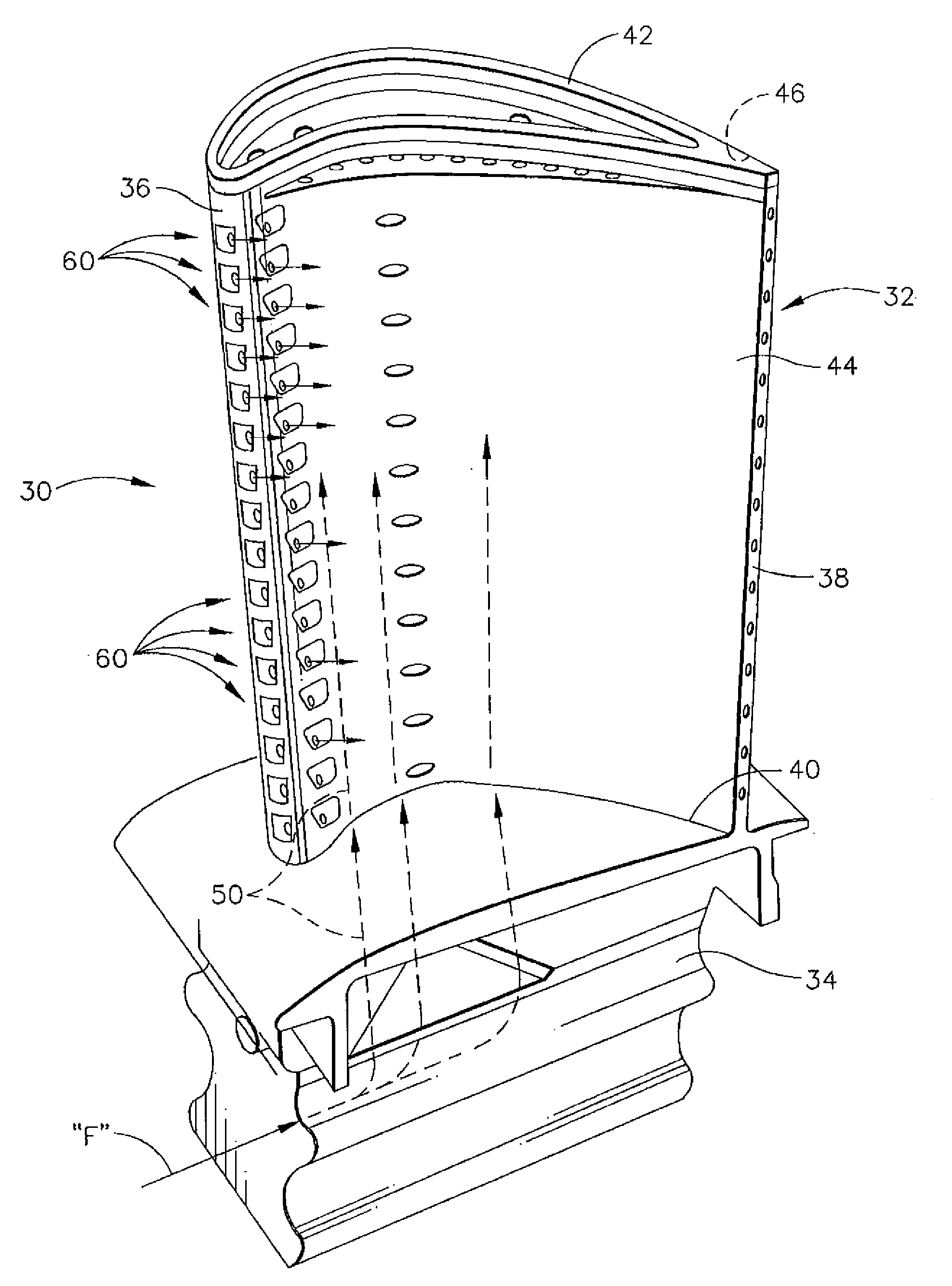 Method of forming cooling holes and turbine airfoil with hybrid-formed cooling holes