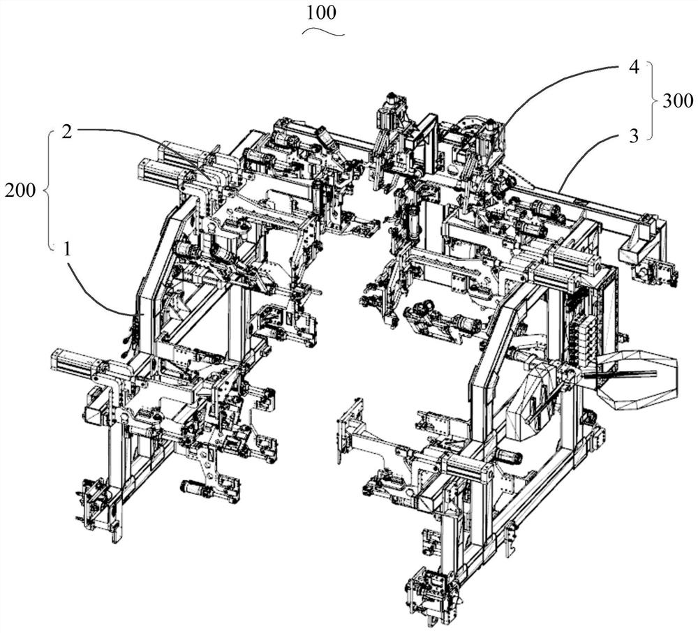 Automobile Assembly Handle Positioning System