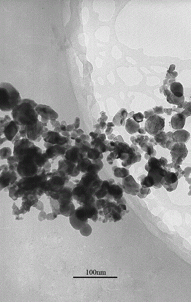 Technology for preparing nano-metallic oxide powder with DC (direct-current) plasma method