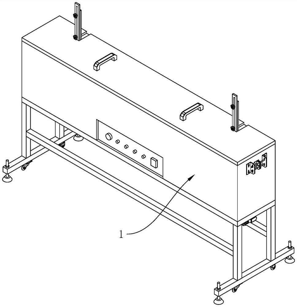 Infiltration tank for cable processing and assembly line