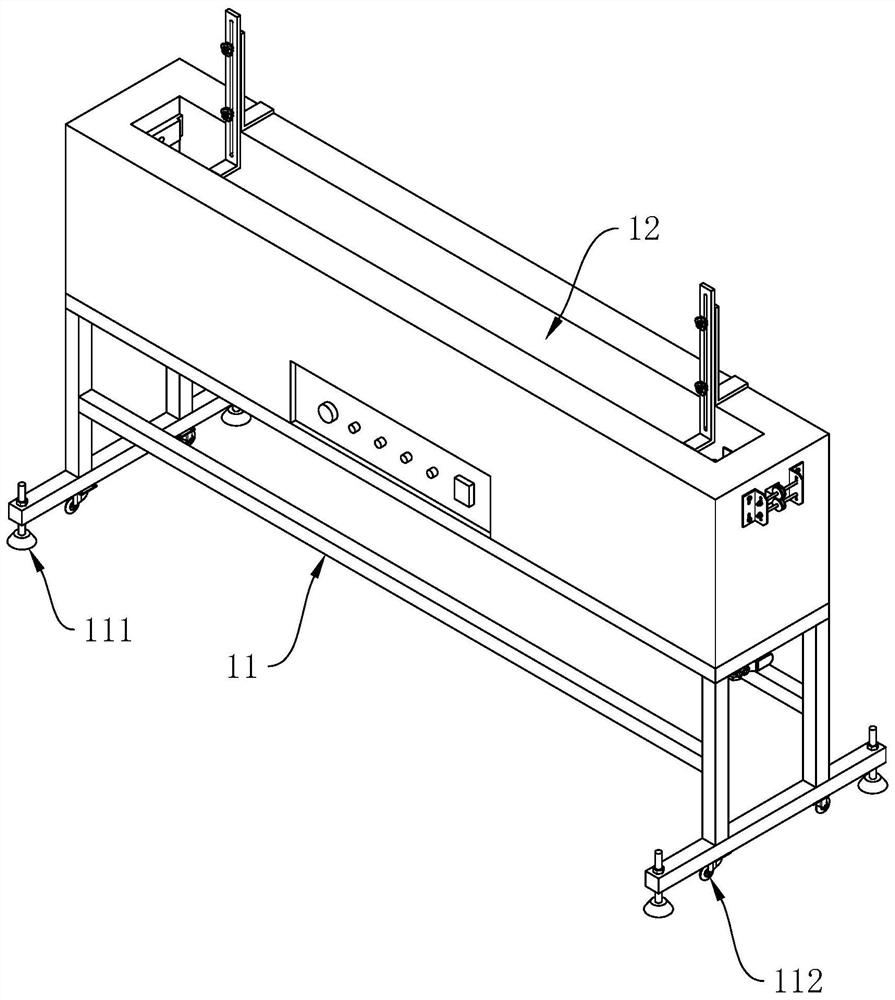 Infiltration tank for cable processing and assembly line