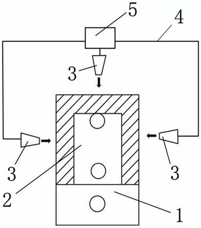 Environment-friendly freezing-dissolving casting process